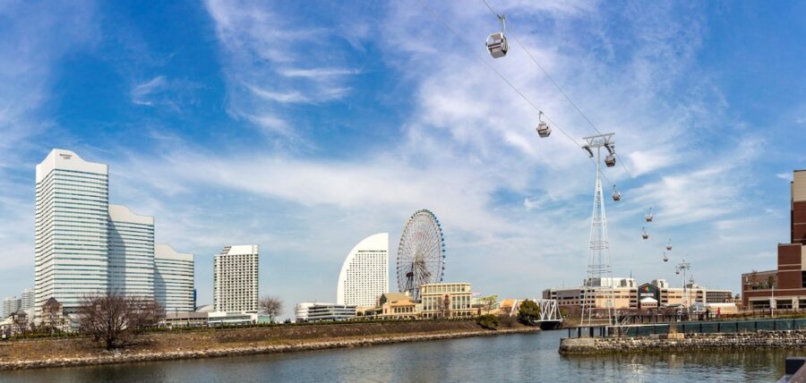 横浜MM21エリアに日本初の常設都市型ロープウェイ「YOKOHAMA AIR CABIN」が4月開業