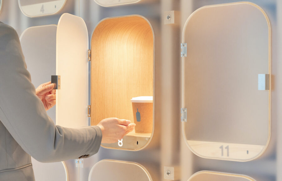 ブルーボトルコーヒー初の「ロッカー式カフェ」が期間限定で渋谷スクランブルスクエアに12/1オープン、デザインはスキーマ建築計画