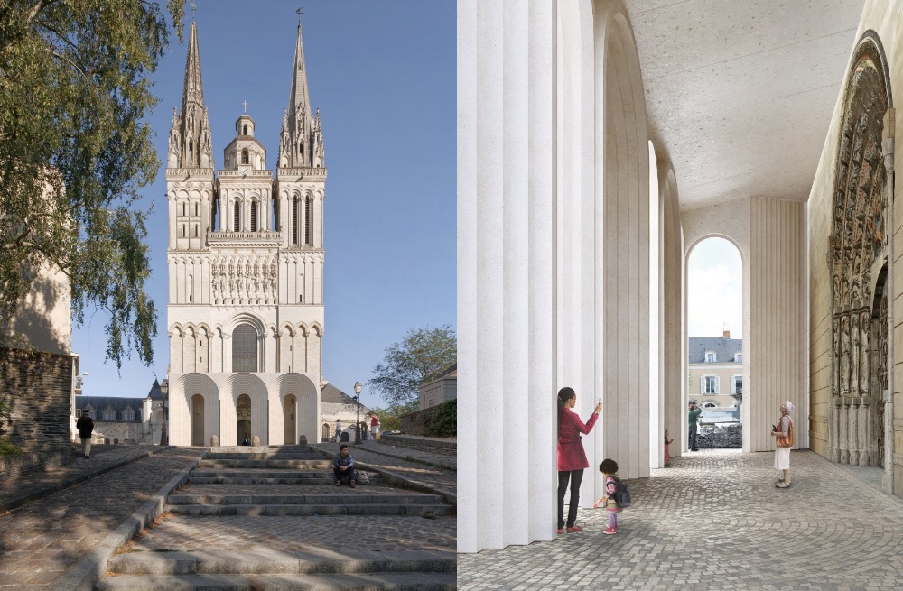 隈研吾建築都市設計事務所が設計したサン・モーリス大聖堂の保護