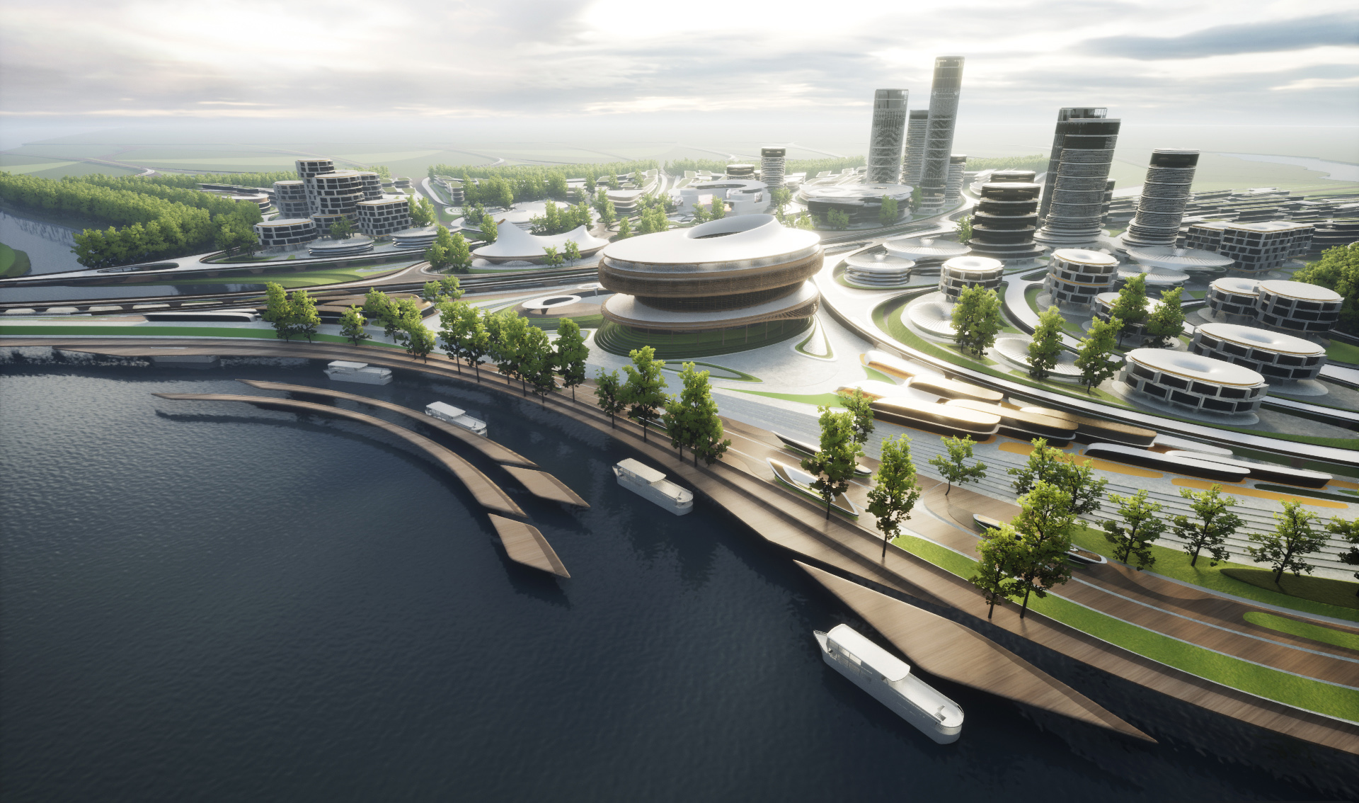 国家のバーチャルな分身としてのメタバース、ザハ・ハディド・アーキテクツが設計した現実とリンクする仮想空間〈リベルランド・メタバース〉 -  TECTURE MAG（テクチャーマガジン） | 空間デザイン・建築メディア