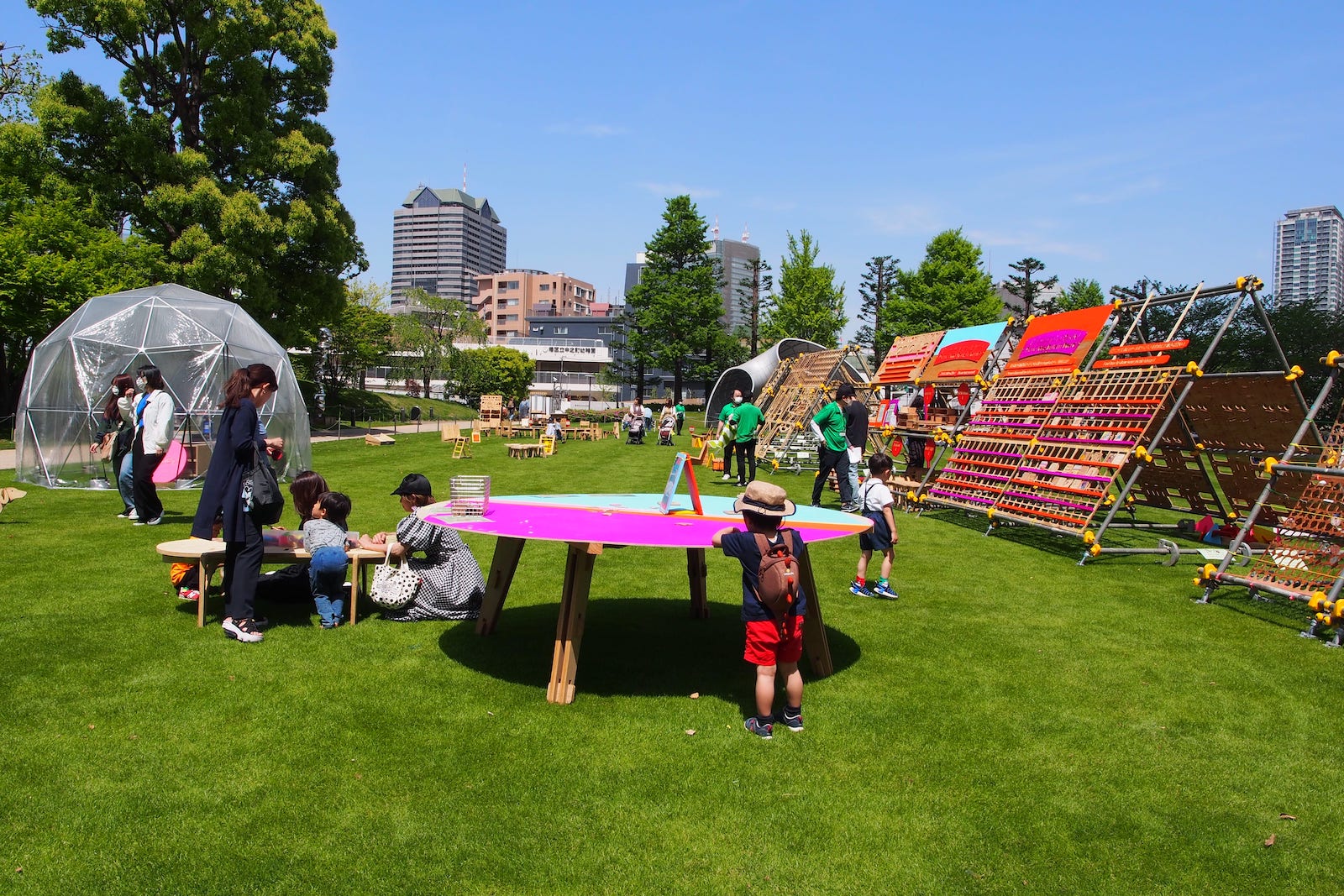 会場レポート】建築系スタートアップVUILDがピクニック空間をつくる