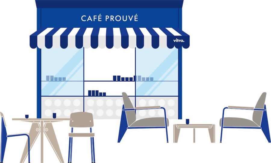 「プルーヴェ コレクション」を体験できる Café Prouvé（カフェ プルーヴェ）が渋谷PARCO 4Fに期間限定で登場