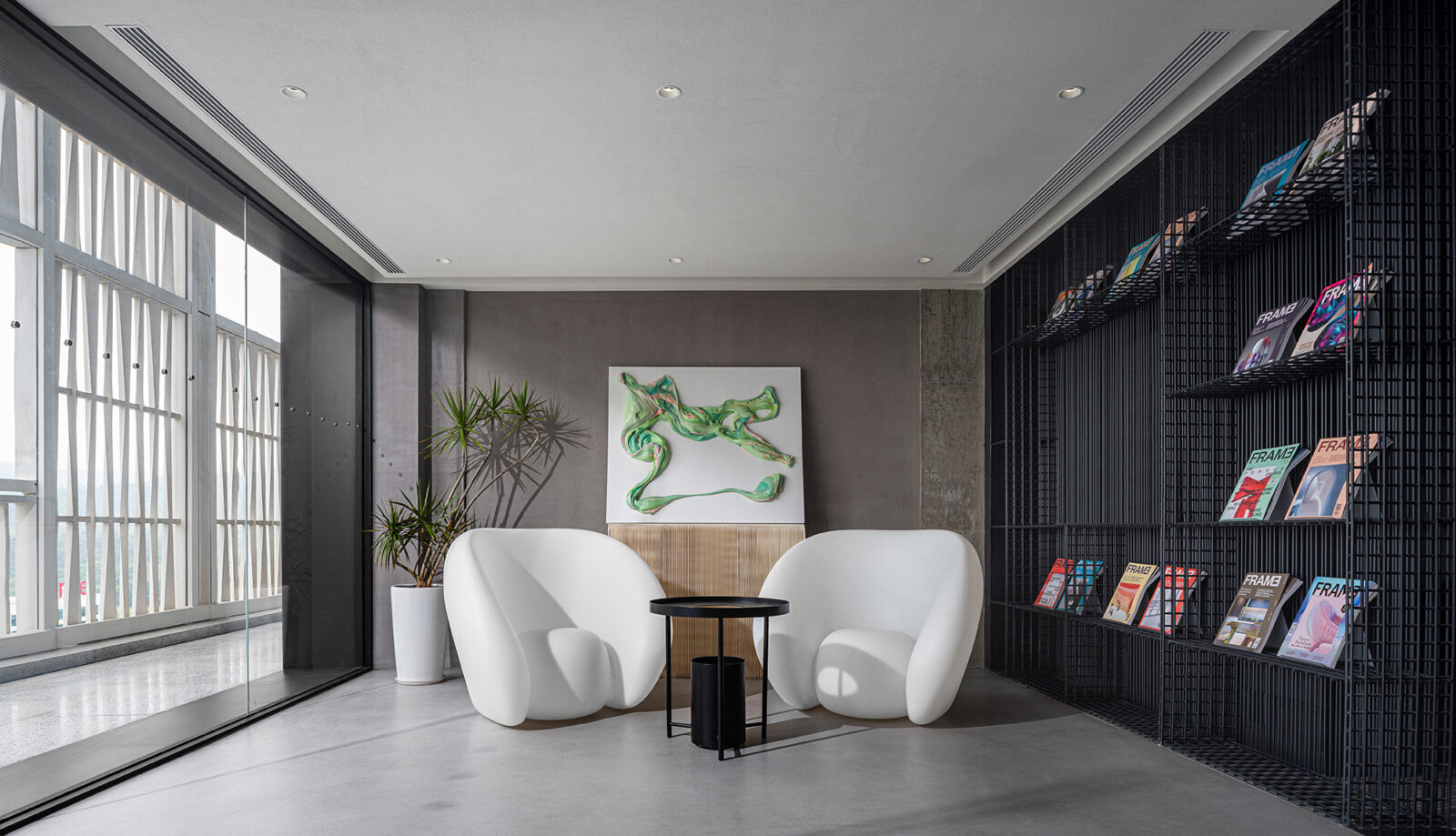 社名でもある「FRAME」がつなぐオフィス空間〈FRAME 中国オフィス〉ARCHSTUDIO、UFOメディアラボ、中国 - TECTURE ...