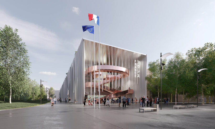 〈フランスパビリオン〉コルデフィ（Coldefy） カルロ・ラッティ・アソシエイト（Carlo Ratti Associati、CRA）