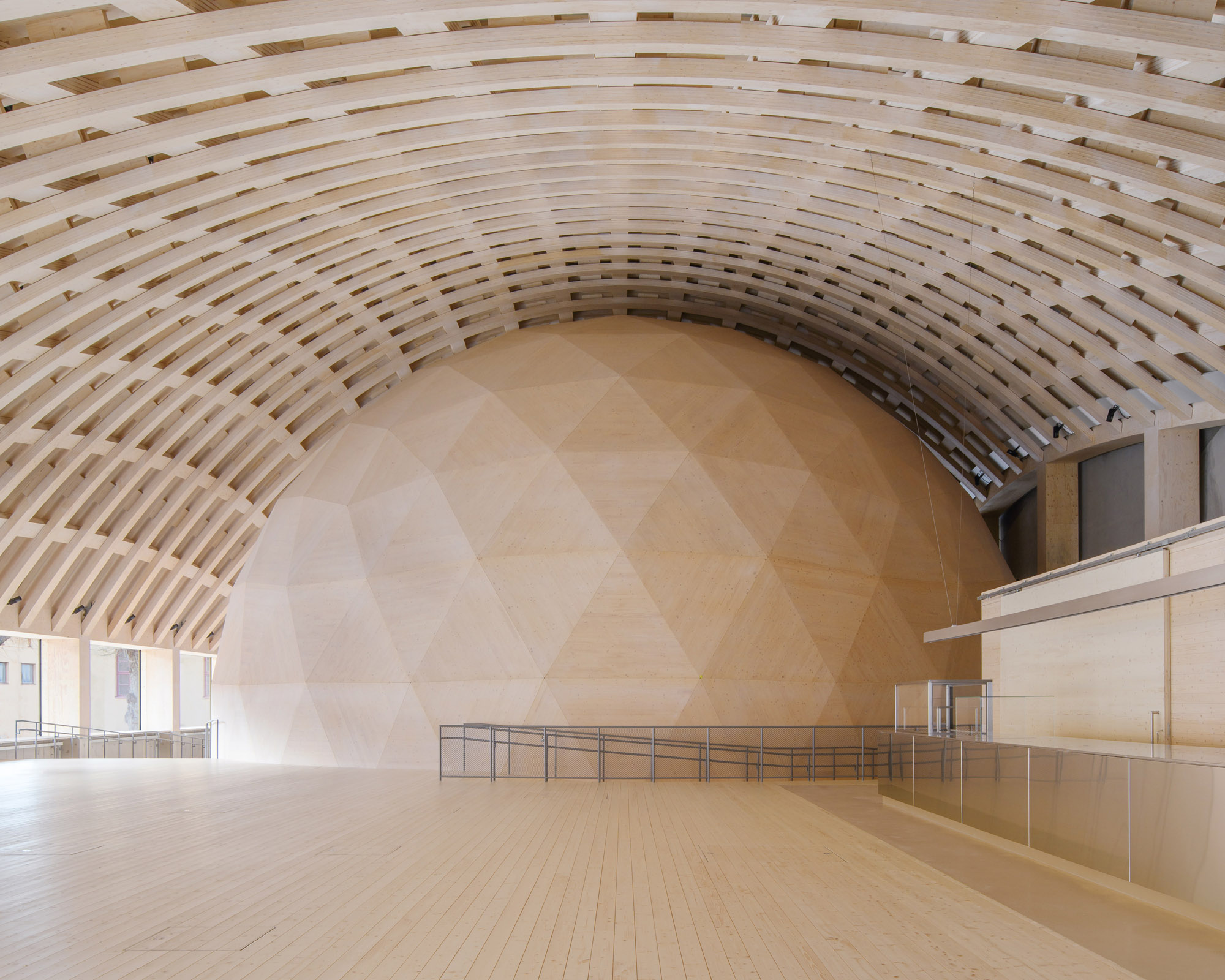 木造技術を革新する 合板で生み出すグリッドシェル〈Wisdome Stockholm