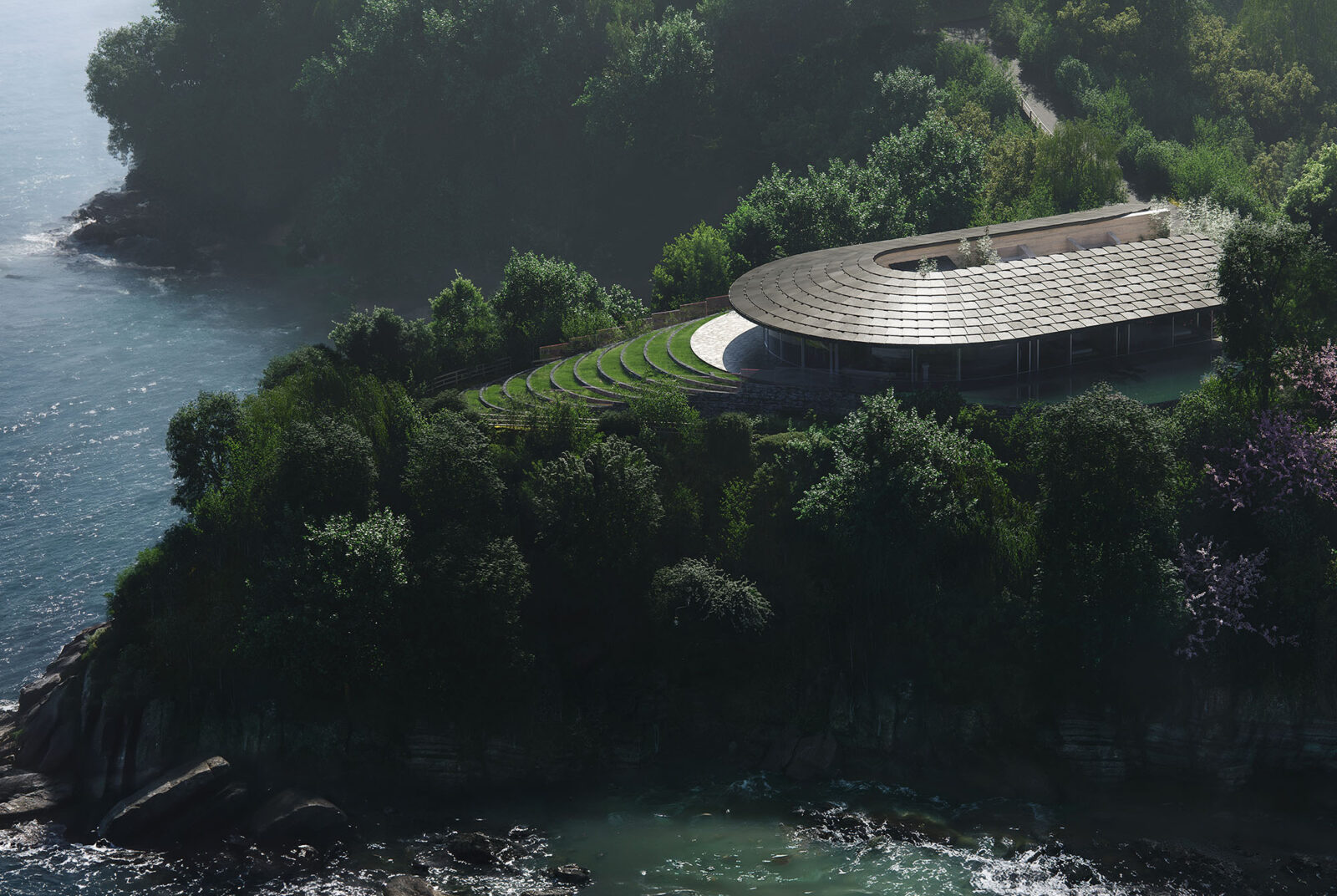 BIG × NOT A HOTELによる 瀬戸内の島に溶け込むヴィラ〈NOT A HOTEL SETOUCHI〉 - TECTURE MAG ...