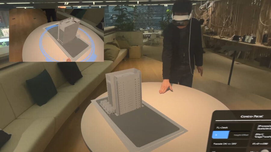 デジタル模型を机上に表示するApple Vision Proアプリ 日建設計が開発を進める「Whitemodel(仮)」 - TECTURE ...