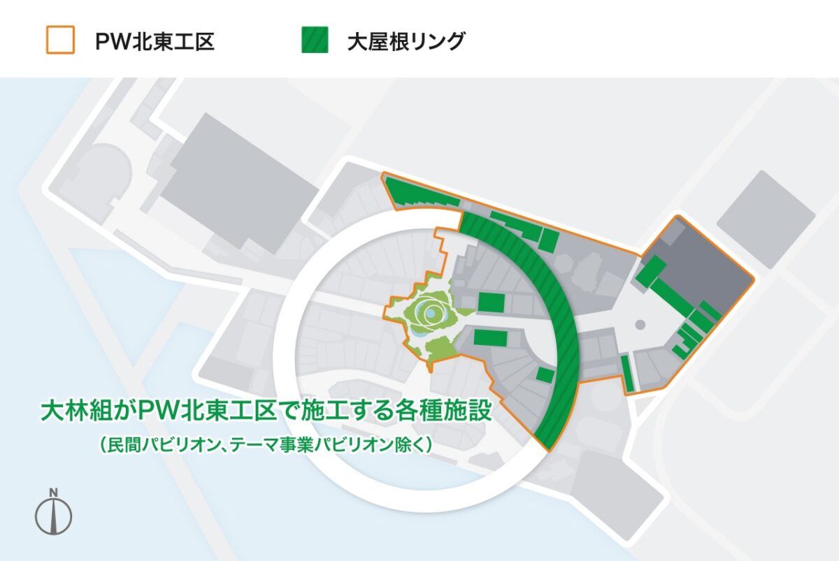周長約2kmの世界最大級の木造建築、2025年大阪・関西万博〈大屋根リング〉工事風景を大林組が公開 - TECTURE MAG(テクチャー ...