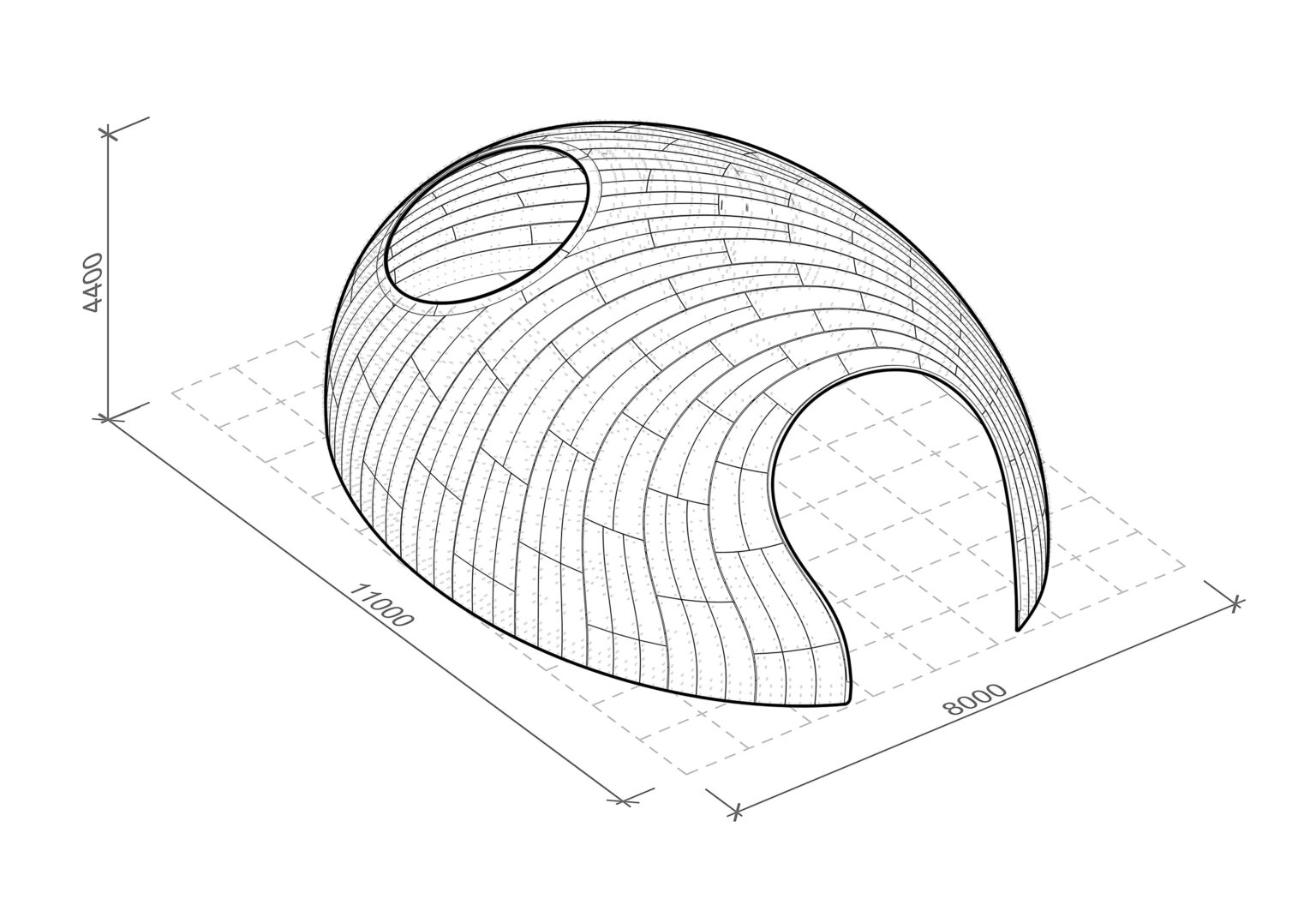 中国の池に浮かぶ 卵の殻のようなパビリオン〈Thin-Shell Metal Woven Pavilion〉XISUI Design ...