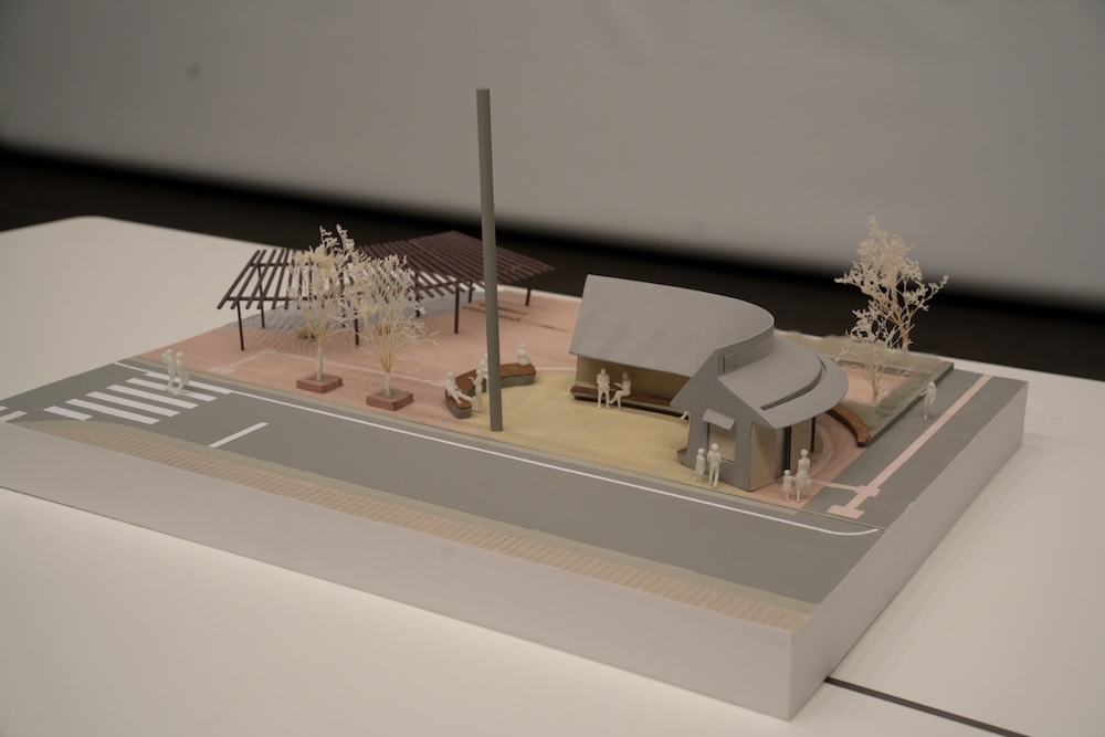 八王子市「船森公園トイレ 設計コンペ」最優秀設計案 模型