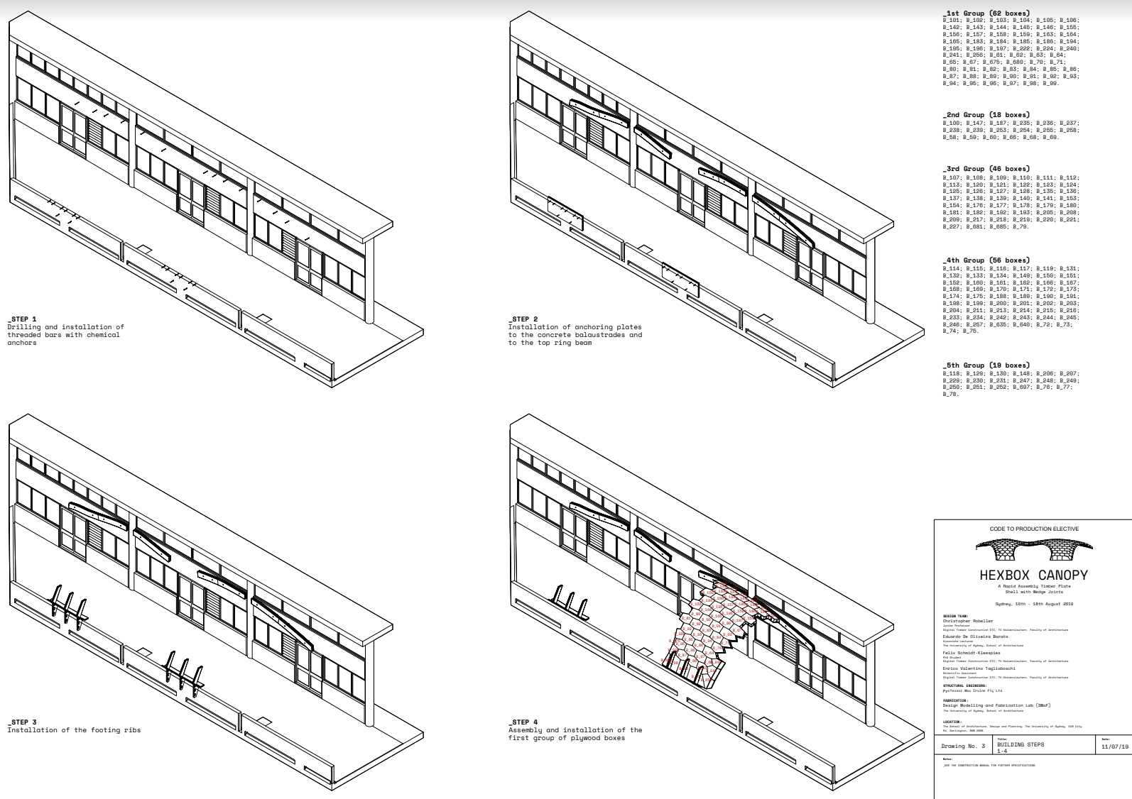 〈HexBox Canopy〉設計：DTC & Code-to-Production Team