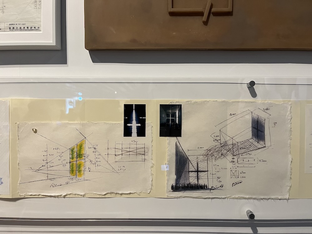 「安藤忠雄展｜青春」展示風景（VS. 2025年）