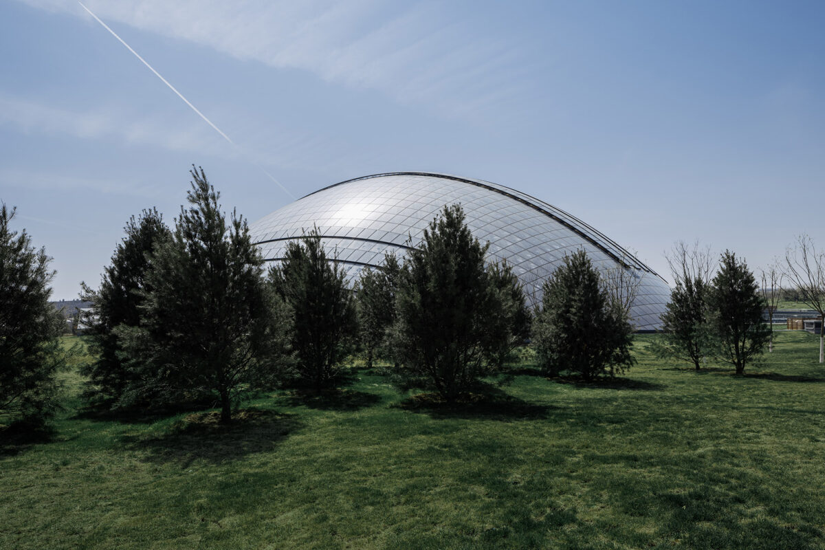 〈太原植物園〉温室ドーム、設計：DMAA、© CreatAR