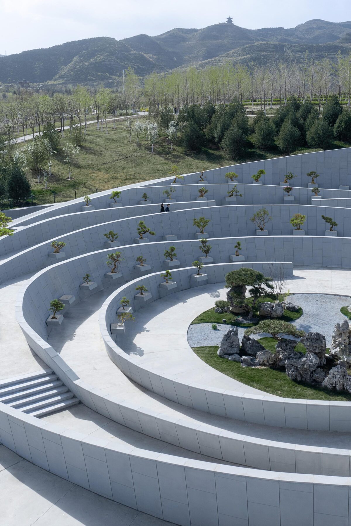 〈太原植物園〉盆栽博物館、設計：DMAA、© CreatAR
