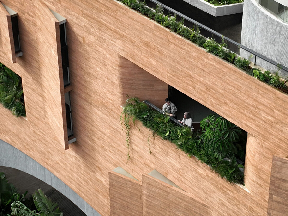 〈セージハウス・オフィスガーデン（Sagehaus Office Garden）〉設計：RAD+ar（Research Artistic Design + architecture）