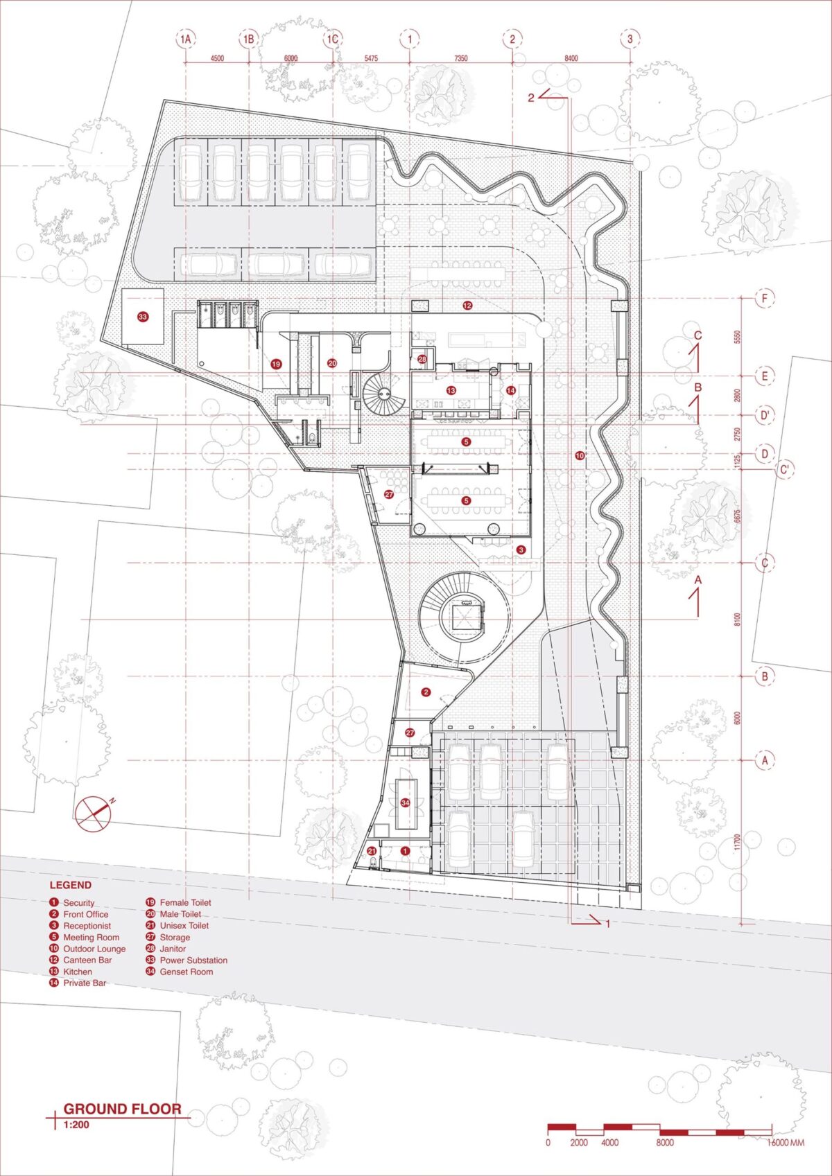 〈セージハウス・オフィスガーデン（Sagehaus Office Garden）〉設計：RAD+ar（Research Artistic Design + architecture）