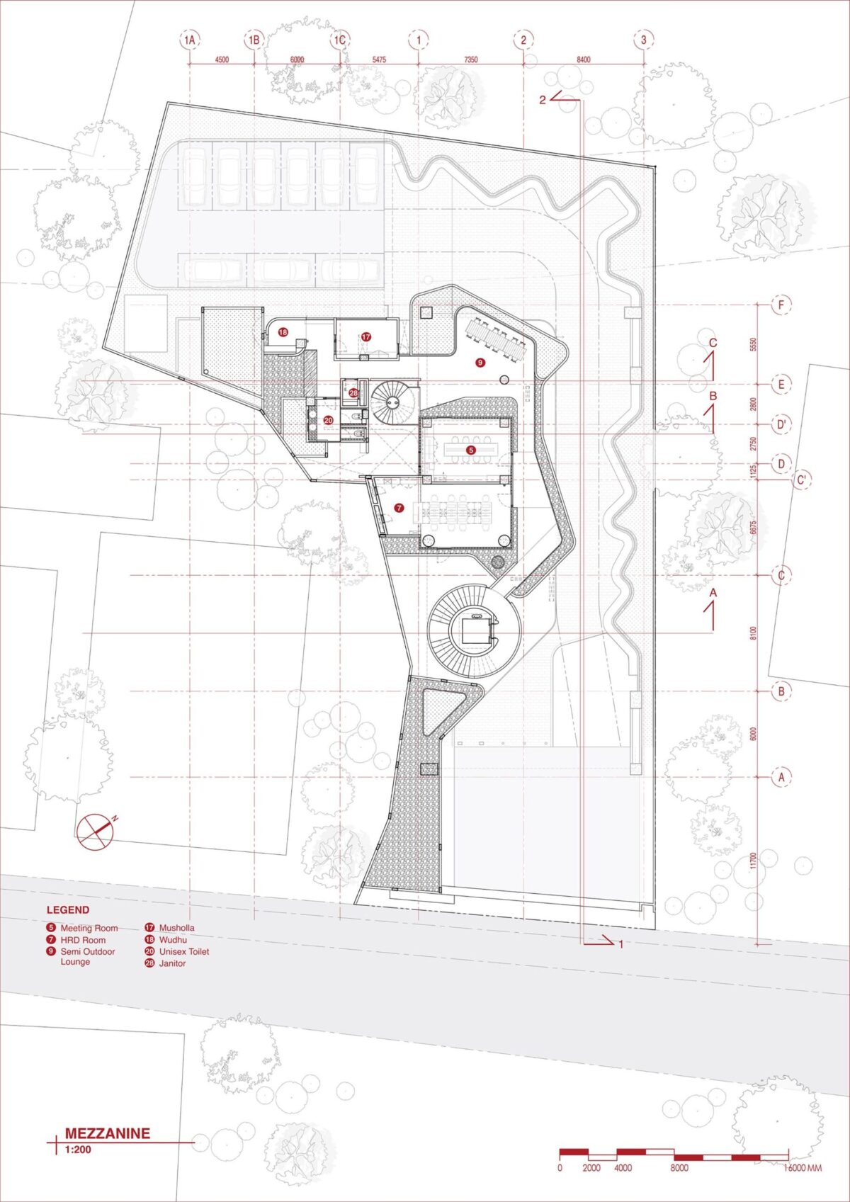 〈セージハウス・オフィスガーデン（Sagehaus Office Garden）〉設計：RAD+ar（Research Artistic Design + architecture）