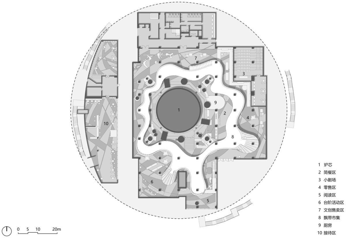 〈溶鉱炉の書店（Bookstore in the Blast Furnace）〉設計：ハイパーシティ・アーキテクツ（hyperSity Architects）