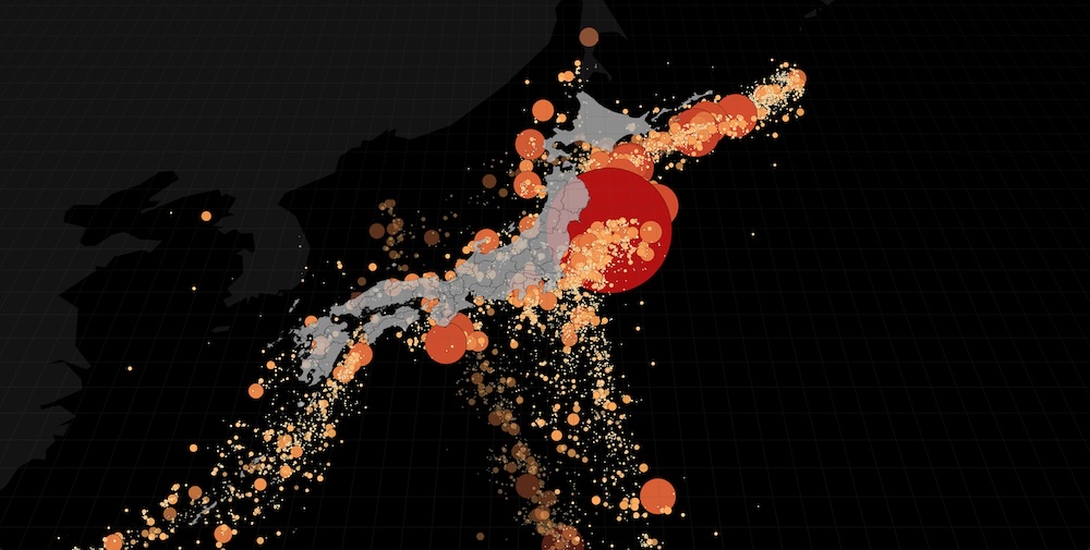 日本経済新聞社「『地震列島』日本」