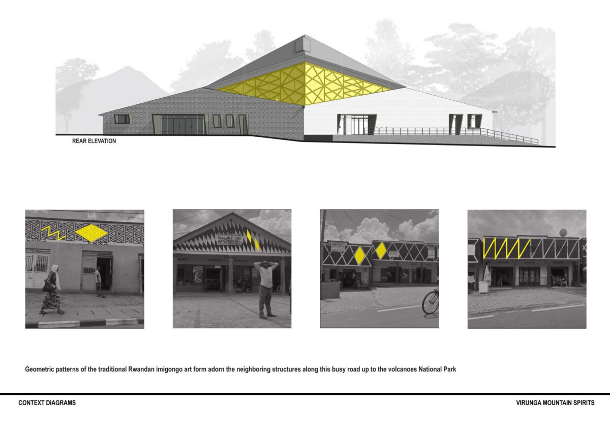 〈ヴィルンガ・マウンテン・スピリッツ蒸留所（Virunga Mountain Spirits Distillery）〉設計：BE_Design