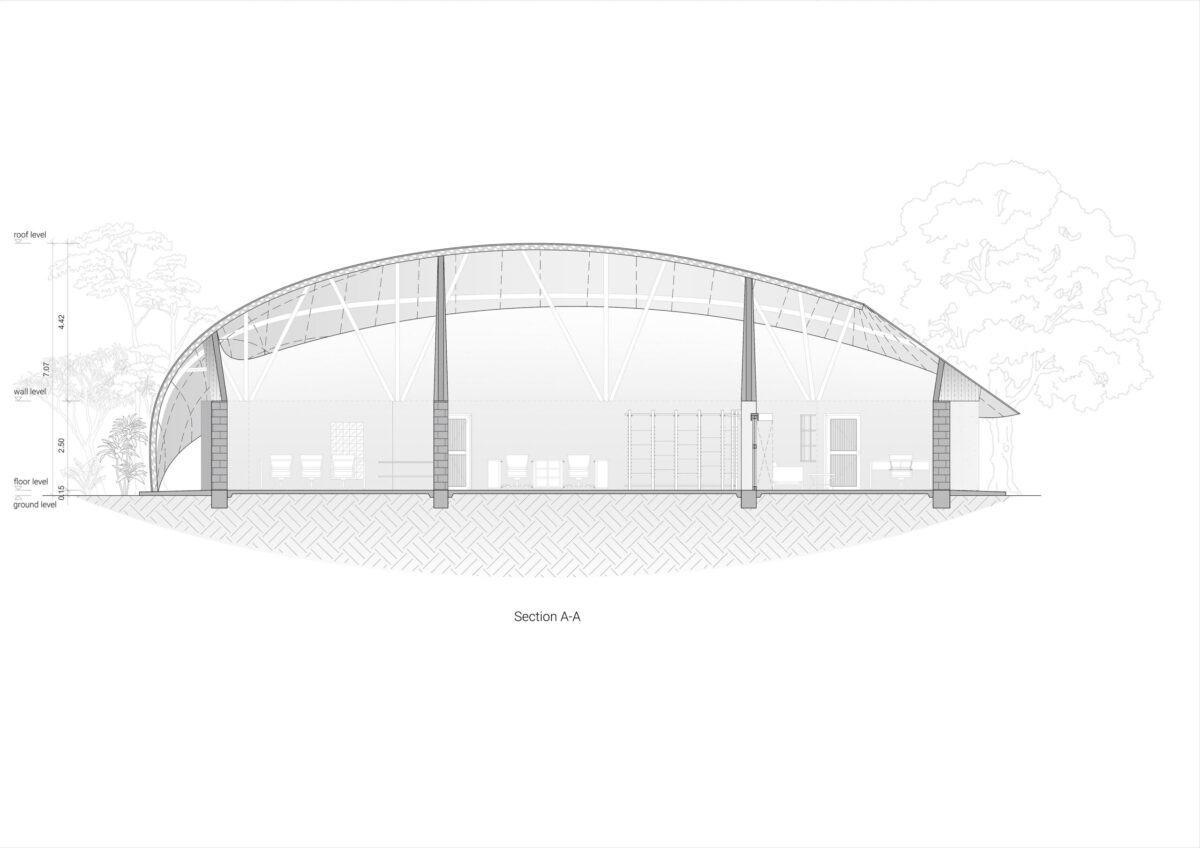 〈水辺の建築事務所（Architect Office at the Water’s Edge）〉設計：チェンマイライフアーキテクツ（Chiangmai Life Architects）