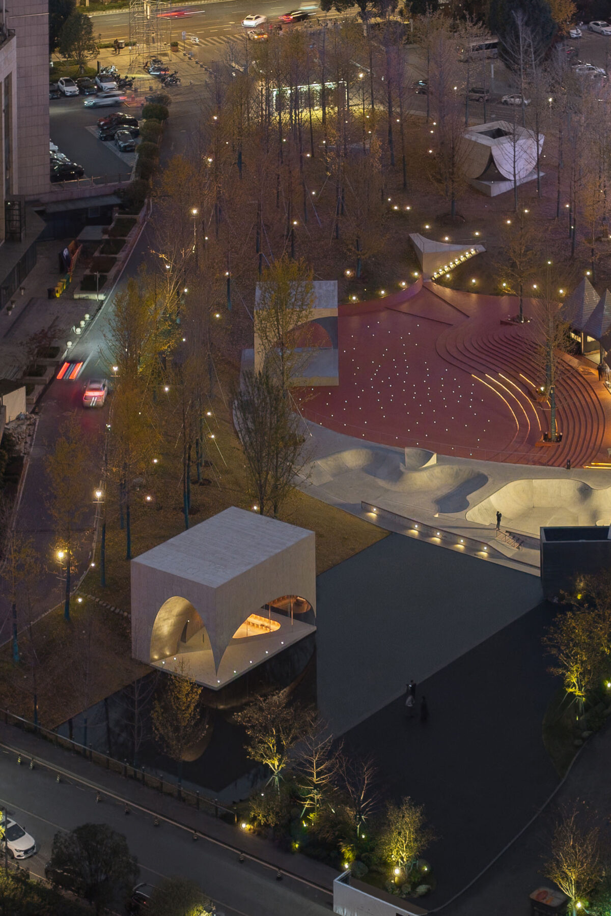 〈AYDCパブリック・アート・センター（AYDC Public Art Center）〉設計：ATELIER XI