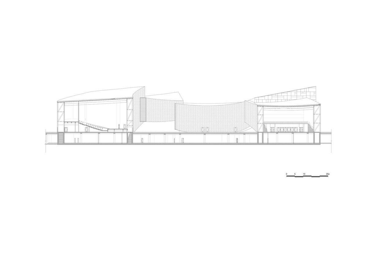〈麦積山ビジターセンター（Maiji Mountain Visitor Center）〉設計：ZXDアーキテクツ（ZXD Architects）