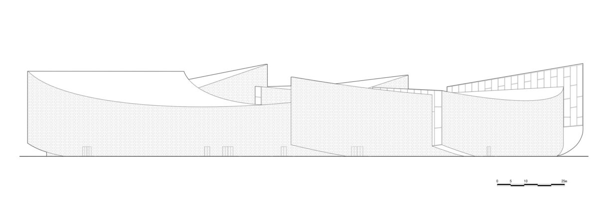 〈麦積山ビジターセンター（Maiji Mountain Visitor Center）〉設計：ZXDアーキテクツ（ZXD Architects）