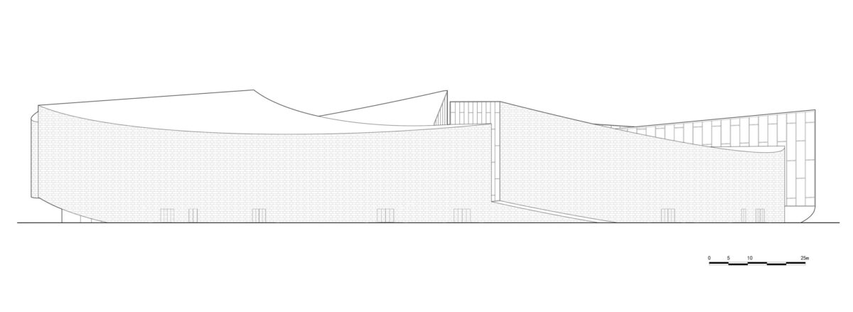 〈麦積山ビジターセンター（Maiji Mountain Visitor Center）〉設計：ZXDアーキテクツ（ZXD Architects）