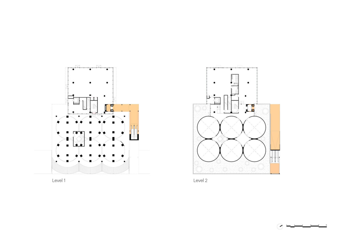 〈GATE M ウェストバンド・ドリーム・センター（GATE M West Bund Dream Center）〉設計：MVRDV