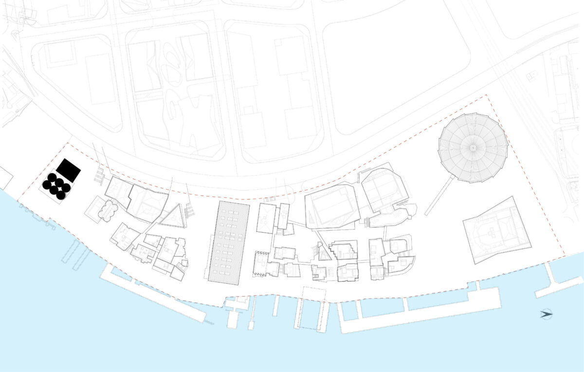 〈GATE M ウェストバンド・ドリーム・センター（GATE M West Bund Dream Center）〉設計：MVRDV