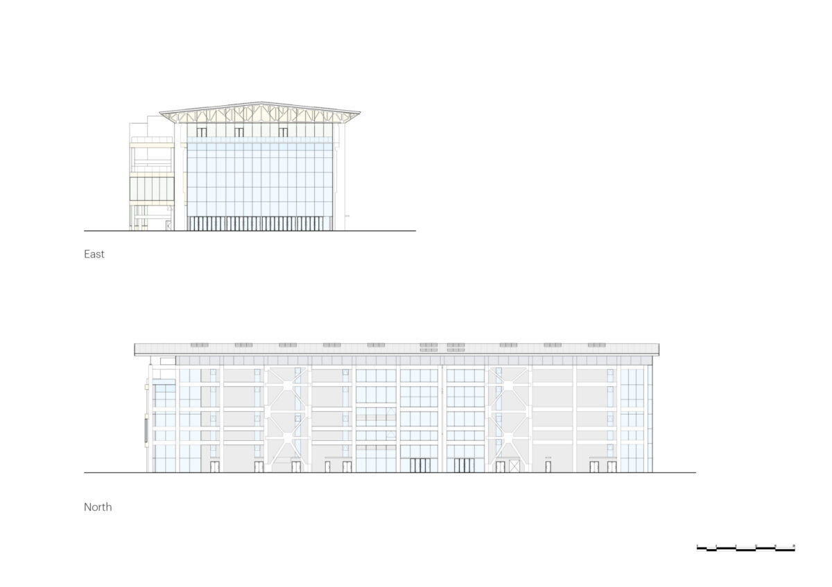 〈GATE M ウェストバンド・ドリーム・センター（GATE M West Bund Dream Center）〉設計：MVRDV