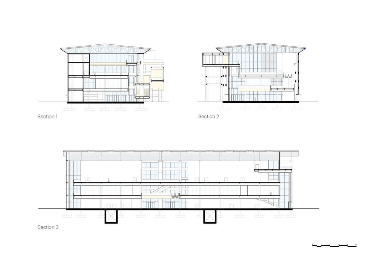 〈GATE M ウェストバンド・ドリーム・センター（GATE M West Bund Dream Center）〉設計：MVRDV