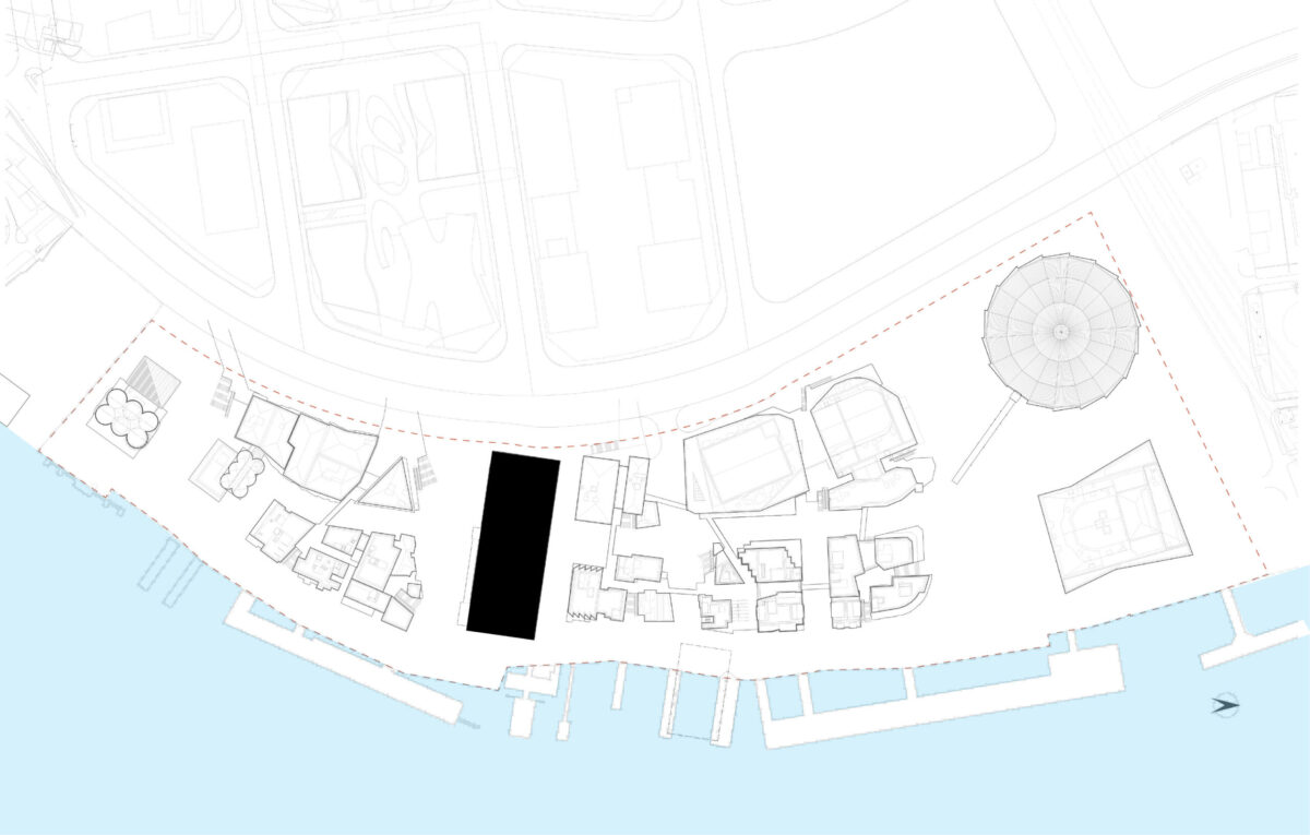 〈GATE M ウェストバンド・ドリーム・センター（GATE M West Bund Dream Center）〉設計：MVRDV