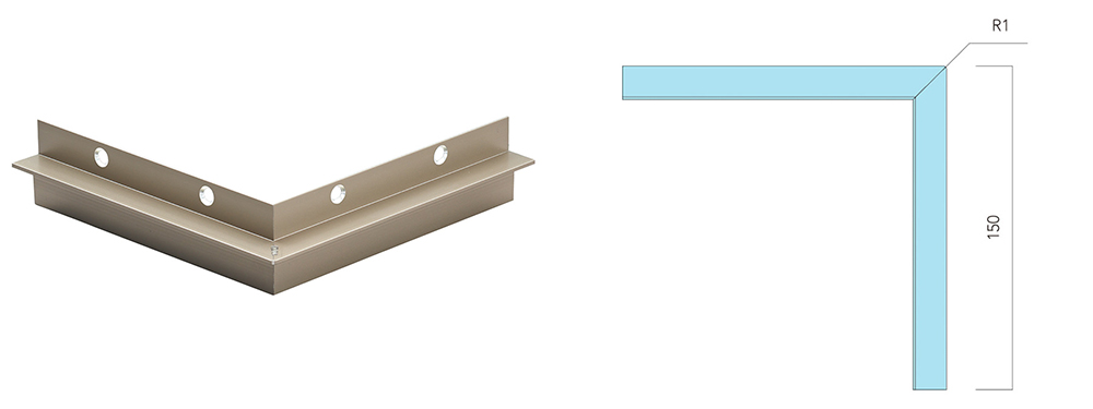 Verta-H251D　H201D　出隅パーツ