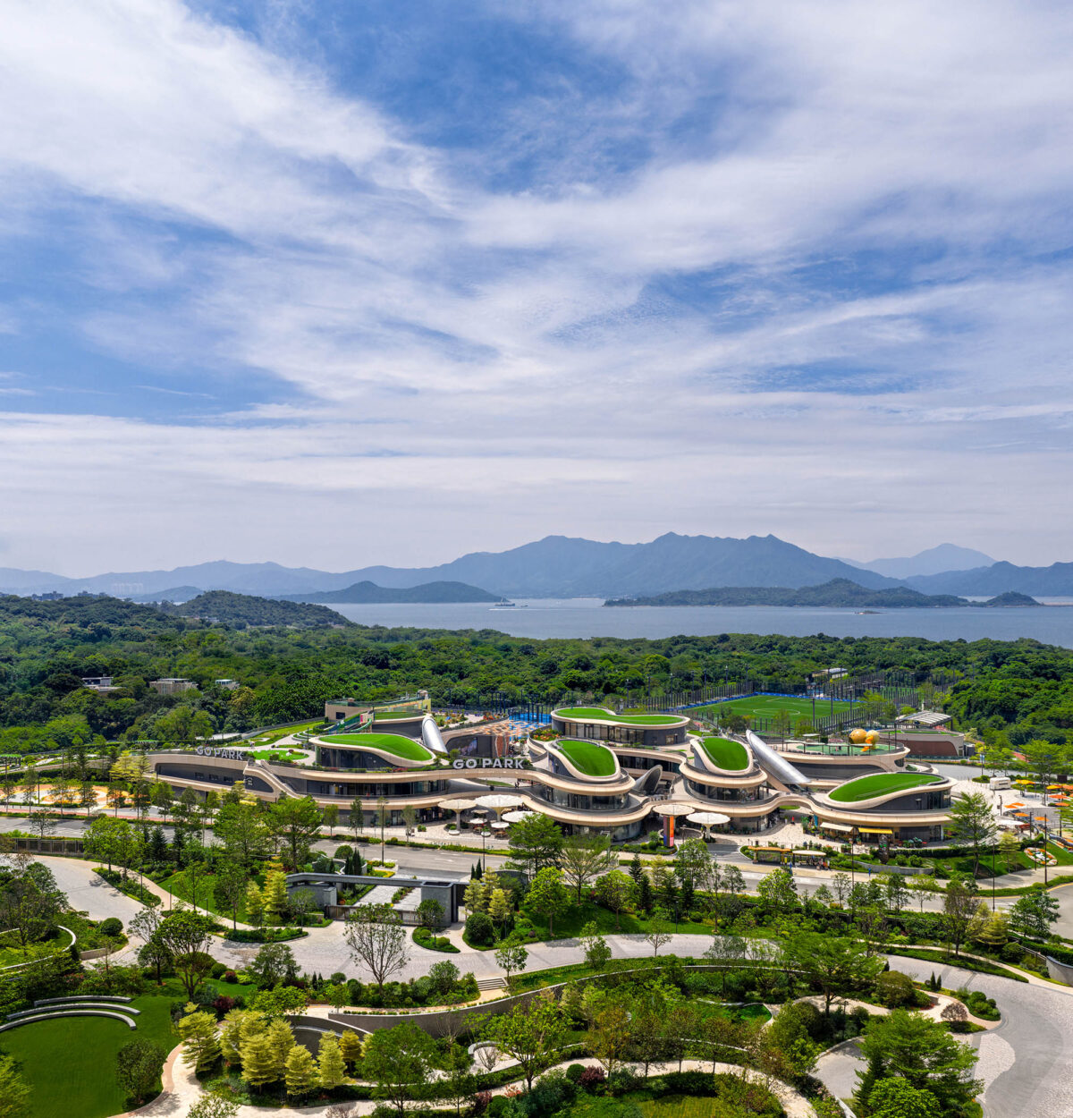 〈西沙GO PARK（GO PARK Sai Sha）〉設計：ザハ・ハディド・アーキテクツ（Zaha Hadid Architects）