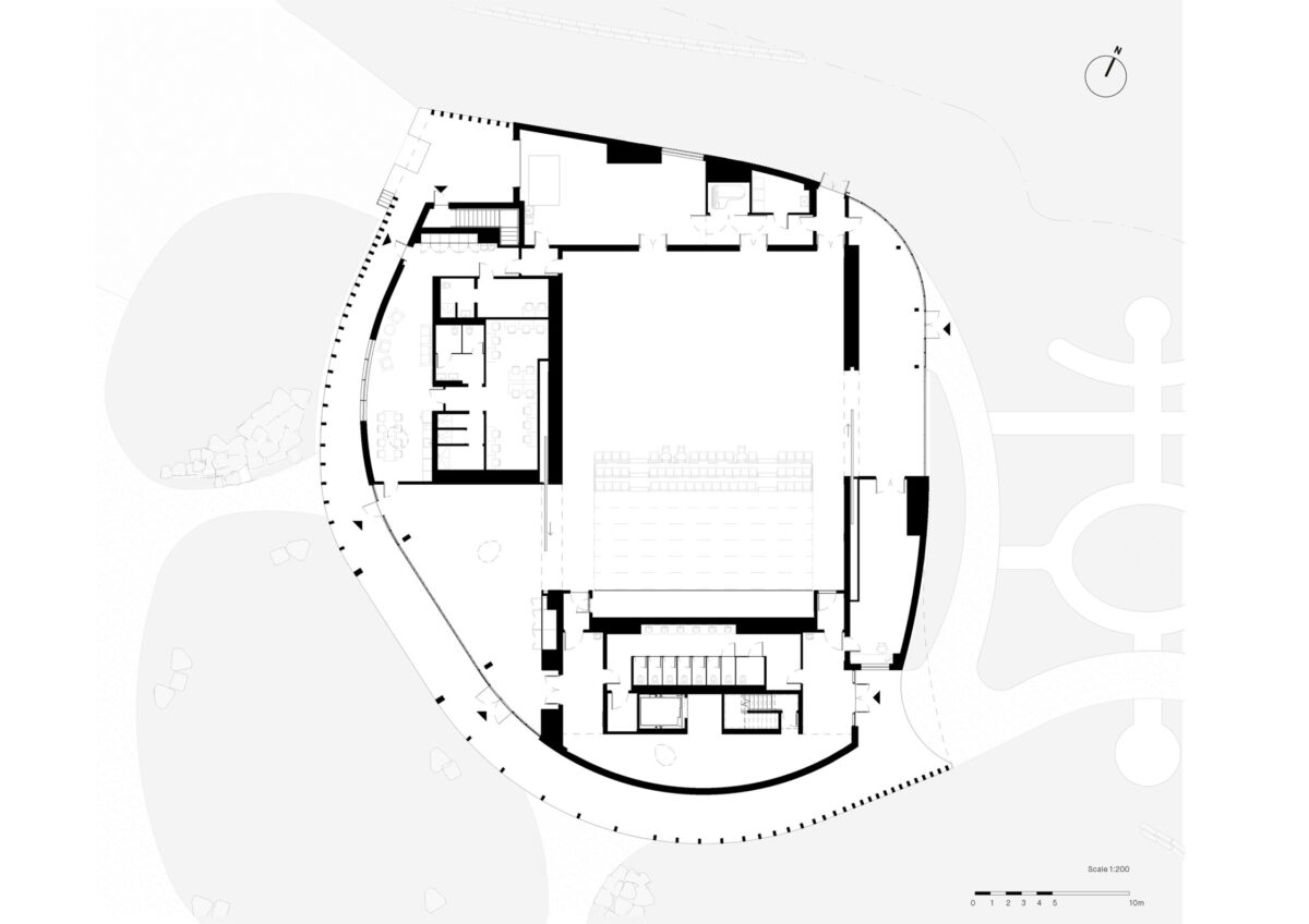 〈ドリス・デューク・シアター（Doris Duke Theatre）〉設計：メカノー（Mecanoo）