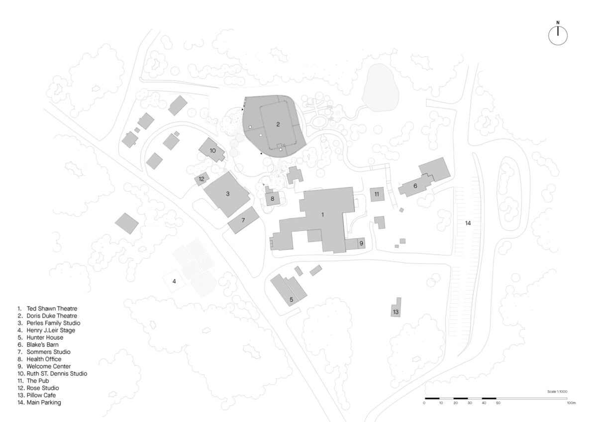 〈ドリス・デューク・シアター（Doris Duke Theatre）〉設計：メカノー（Mecanoo）