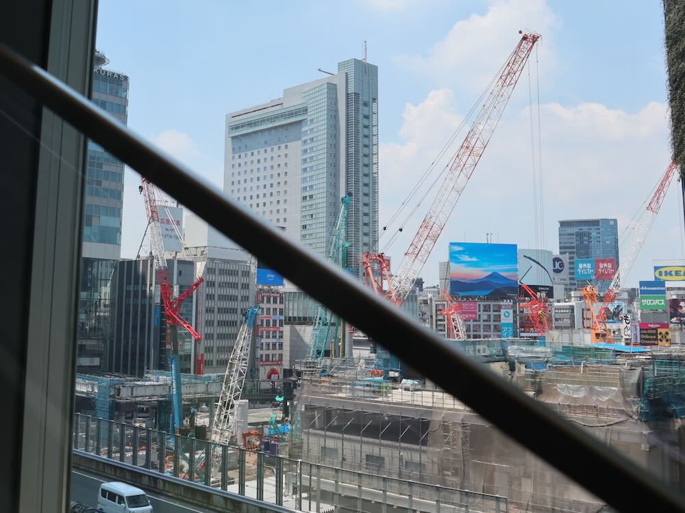 再開発が進む渋谷駅周辺の様子