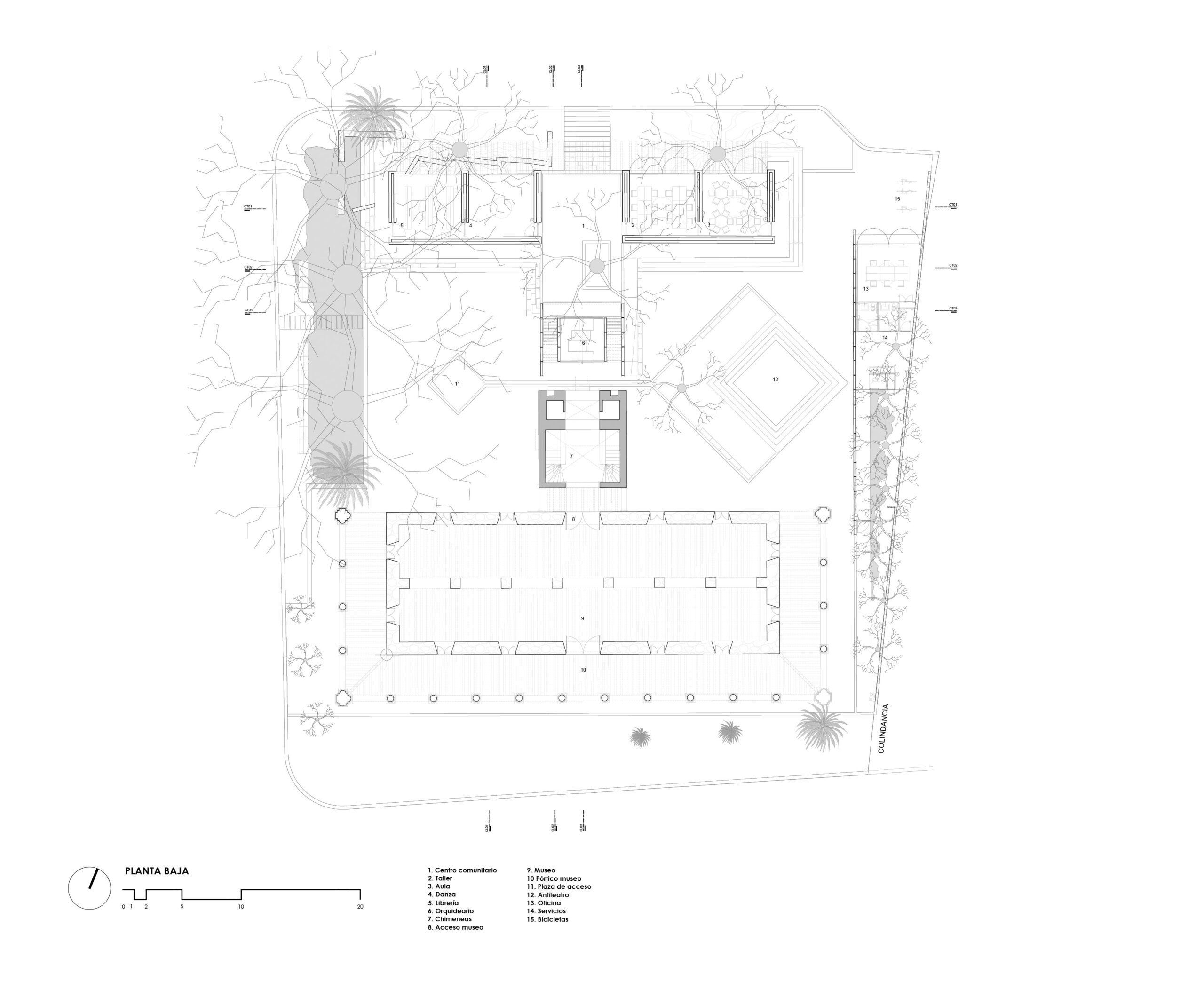 〈旧サン・ブラス税関・文化センター（Ex Aduana San Blas / Cultural Center）〉設計：コレクティボc733（Colectivo c733）
