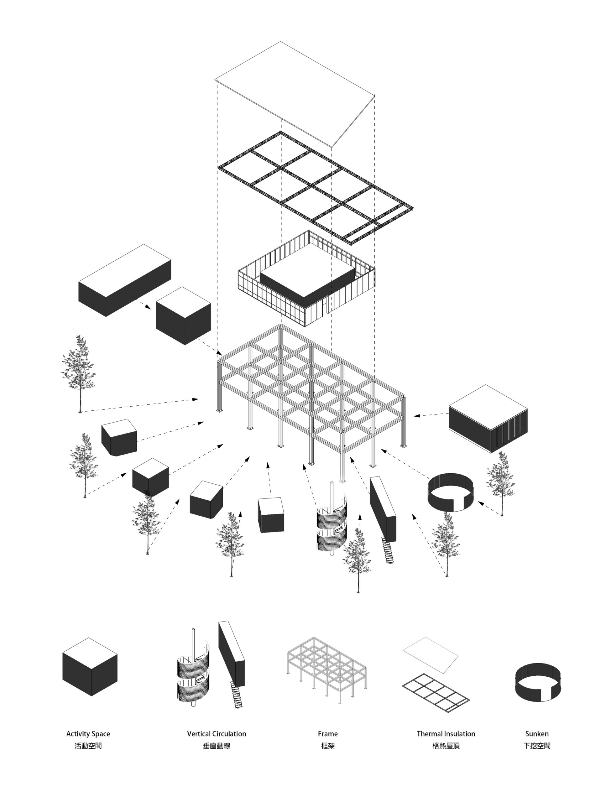 〈アプリシティ・デベロップメントブランド本社（Apricity Development Brand headquarters）〉設計：Soar Design Studio + Ray Architrcts