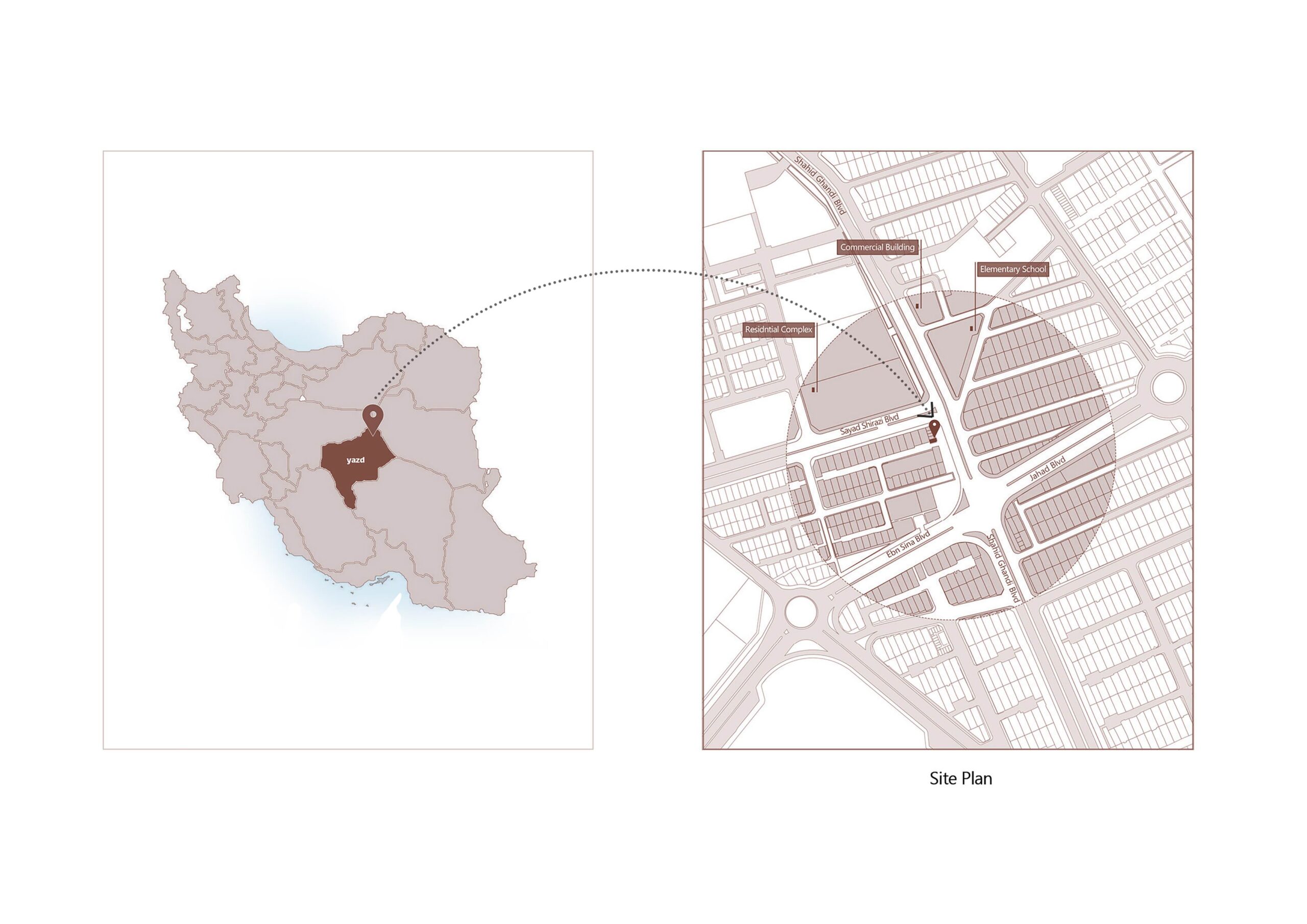 〈アルガヴァン商業プロジェクト（Arghavan Commercial Project）〉設計：13 Degrees Architecture Studio