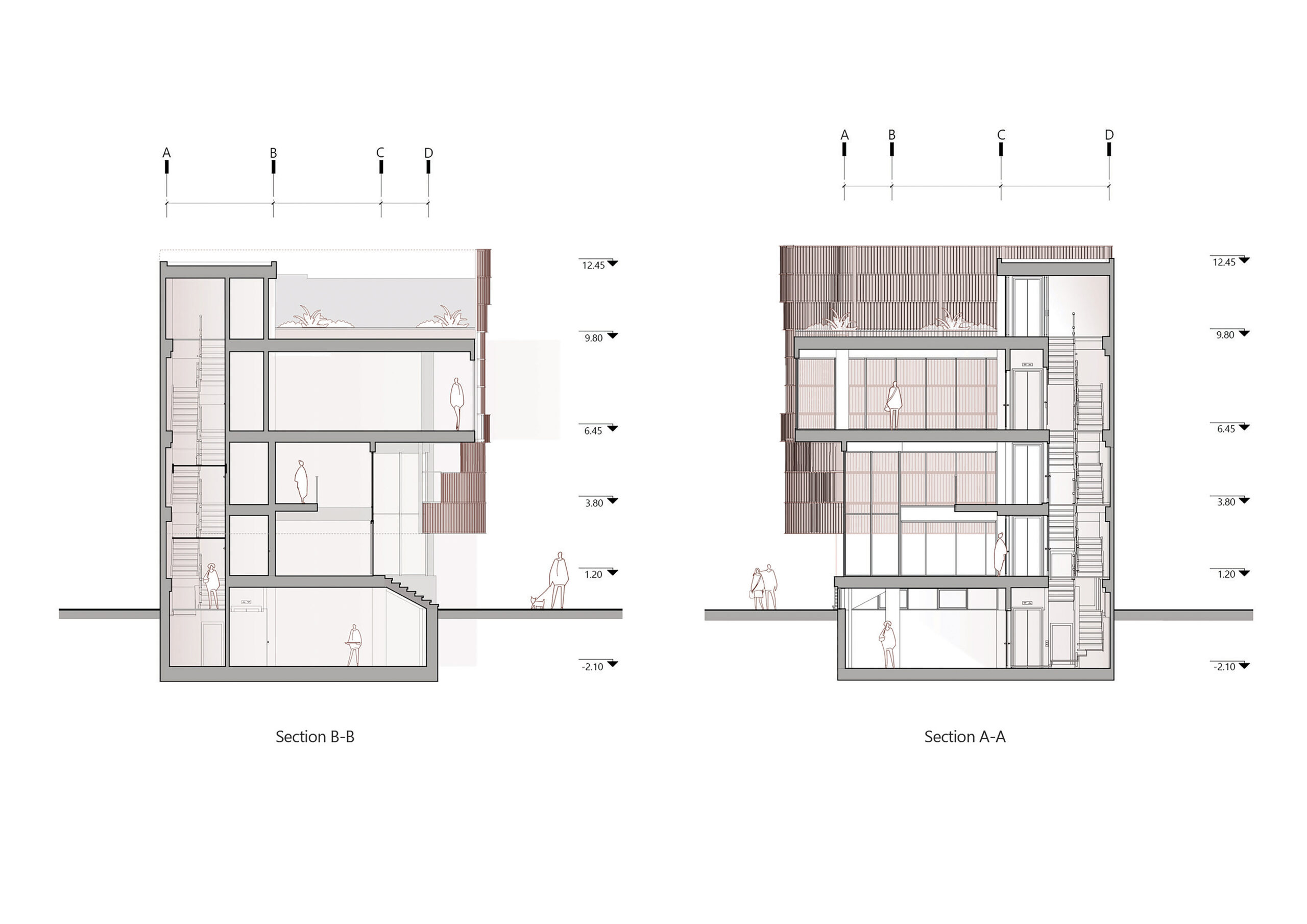 〈アルガヴァン商業プロジェクト（Arghavan Commercial Project）〉設計：13 Degrees Architecture Studio