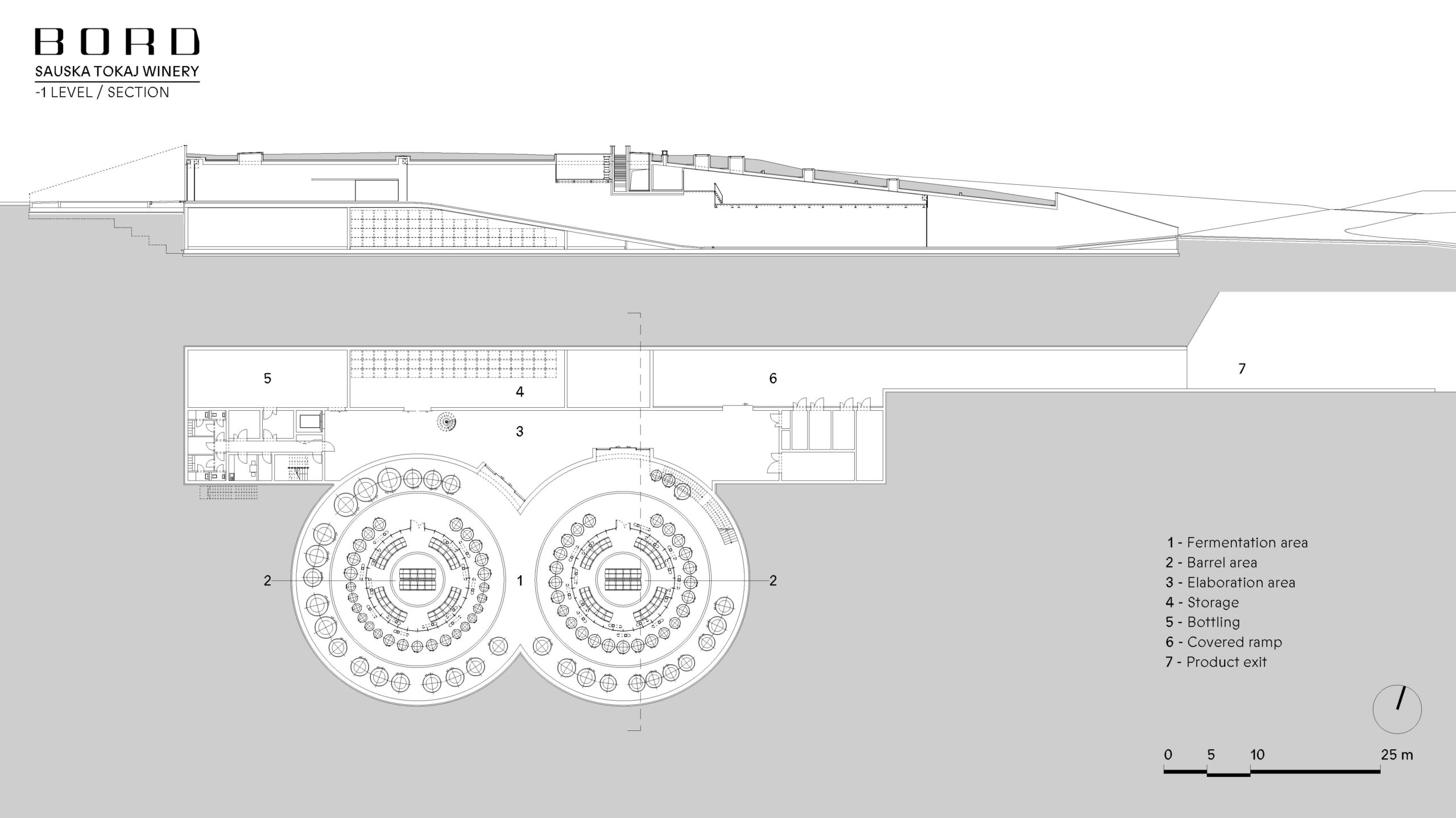 〈サウシュカ・トカイ（Sauska Tokaj）〉設計：BORD建築スタジオ（BORD Architectural Studio）