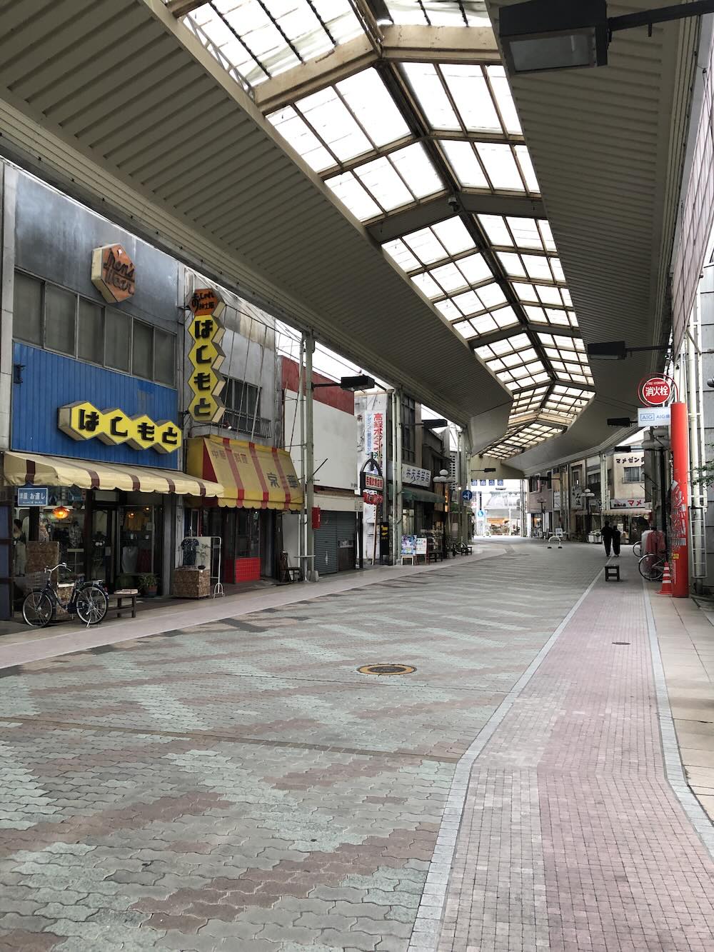 前橋中心部 アーケード街