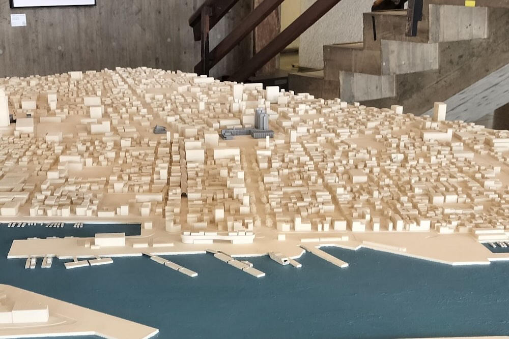 今治市中心市街地模型