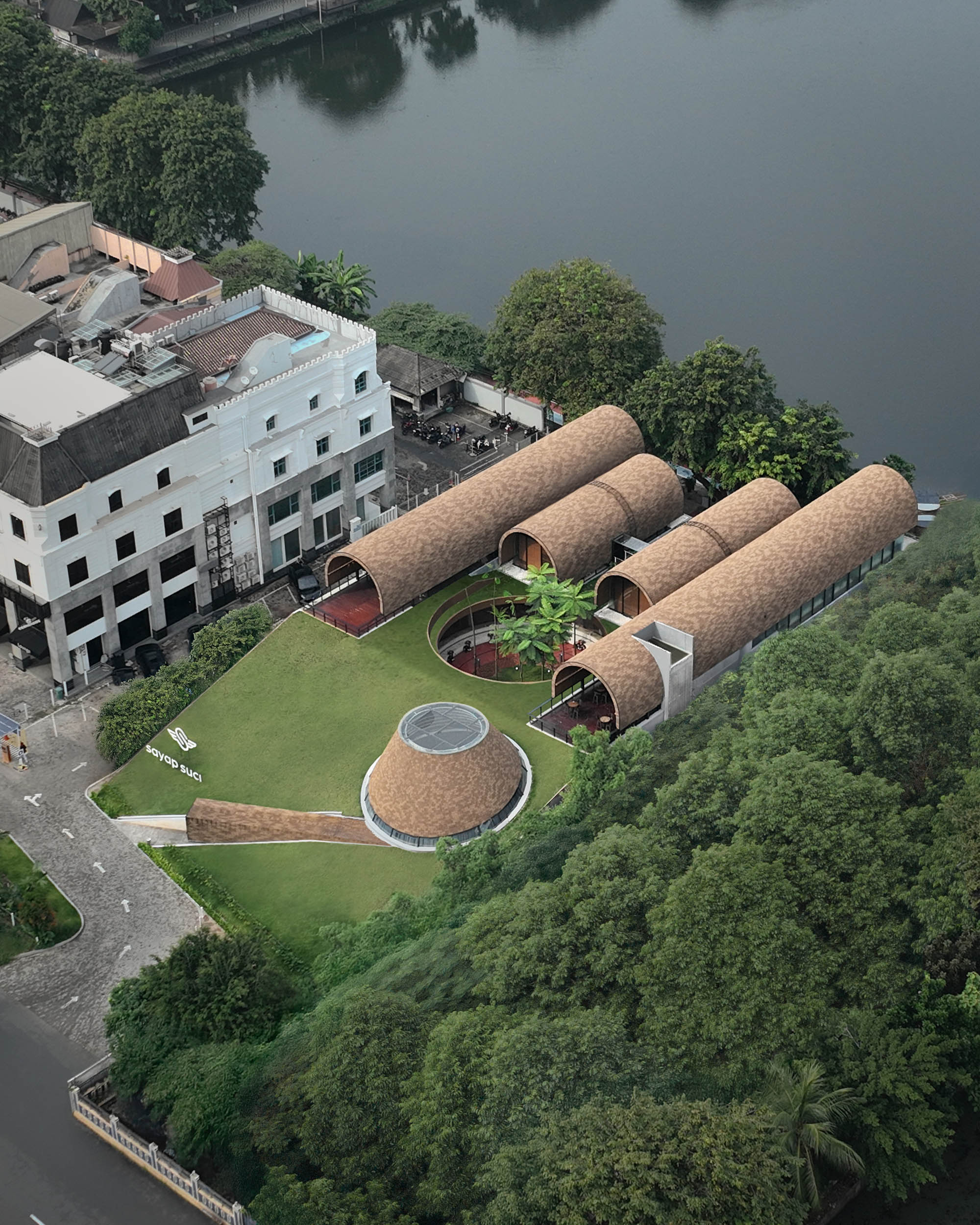 〈SSガーデン（Shelters on Slope Garden）〉設計：RAD+ar（Research Artistic Design + architecture）