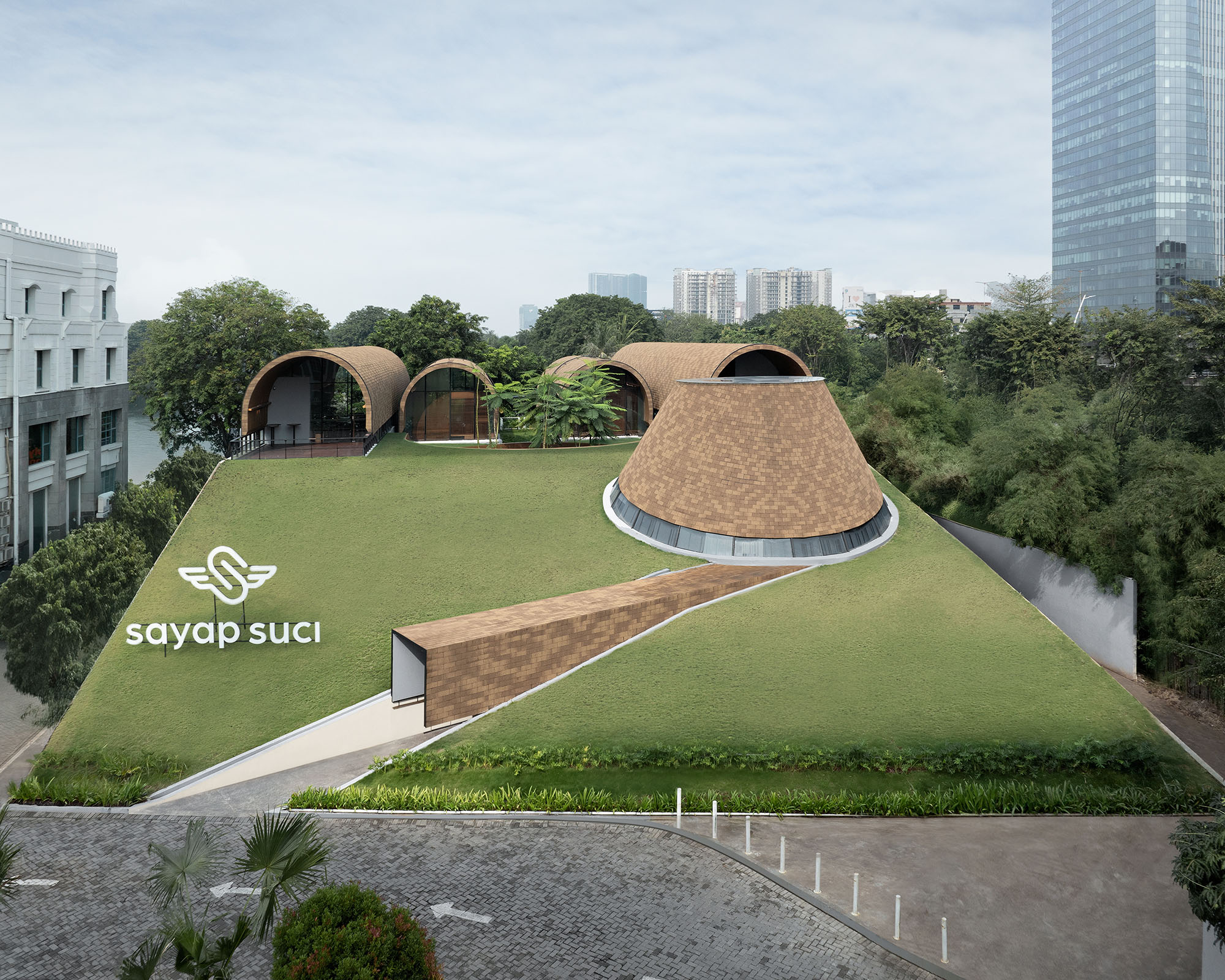 〈SSガーデン（Shelters on Slope Garden）〉設計：RAD+ar（Research Artistic Design + architecture）