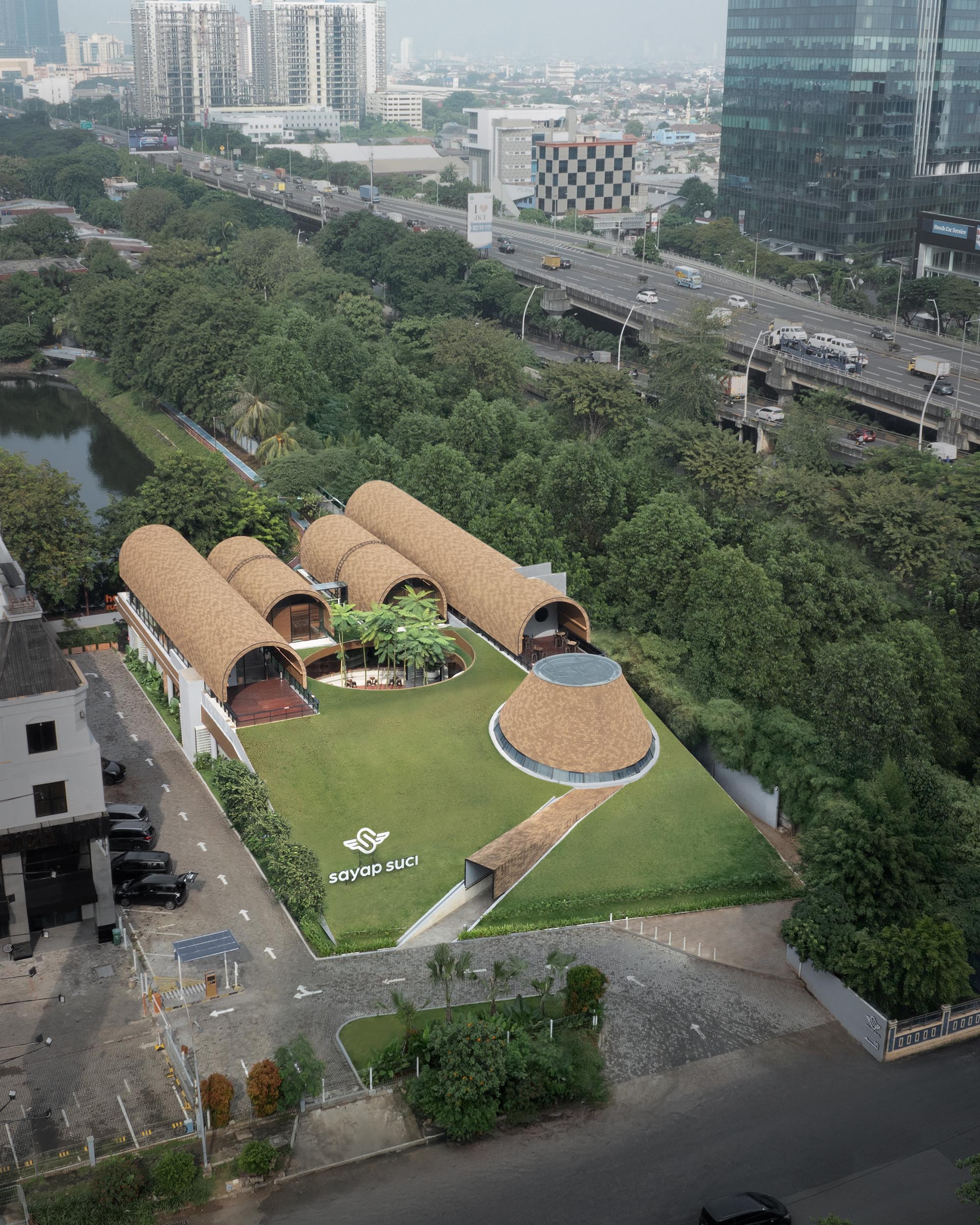 〈SSガーデン（Shelters on Slope Garden）〉設計：RAD+ar（Research Artistic Design + architecture）