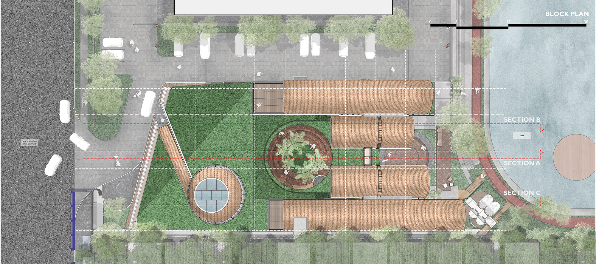 〈SSガーデン（Shelters on Slope Garden）〉設計：RAD+ar（Research Artistic Design + architecture）
